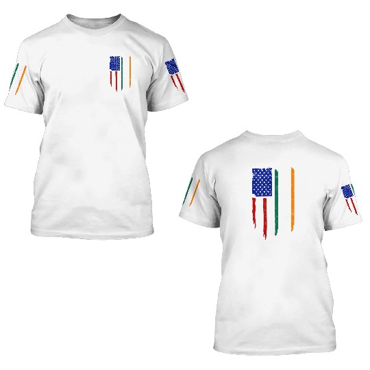 US Immigrant Indigenous USA Immigrants america 3D T Shirts