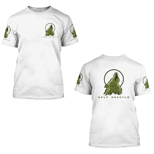 wolf whistle 3D T Shirts