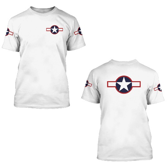 USAF WWII Late Emblem 3D T Shirts