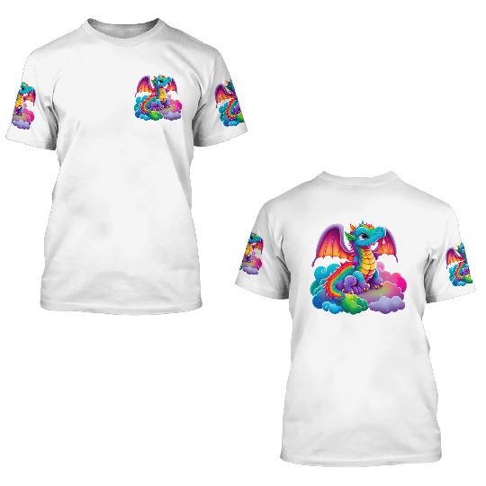 Dragon Sublimation Clipart 3D T Shirts