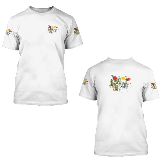easily distracted by plants - botany 3D T Shirts