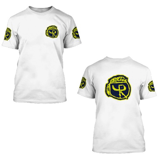 Navy & Yellow Logo "El Conure" 3D T Shirts