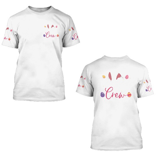 Cousin Crew Easter Day Toddler Matching Boy Girls 3D T Shirts