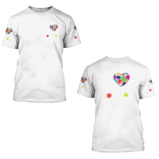 Paintball Paint Gun Paintball Player Paintballer 3D T Shirts