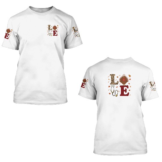 Cute PICU Nurse Thanksgiving Costume 3D T Shirts
