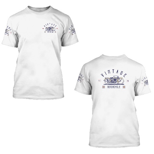 retro vintage 3D T Shirts