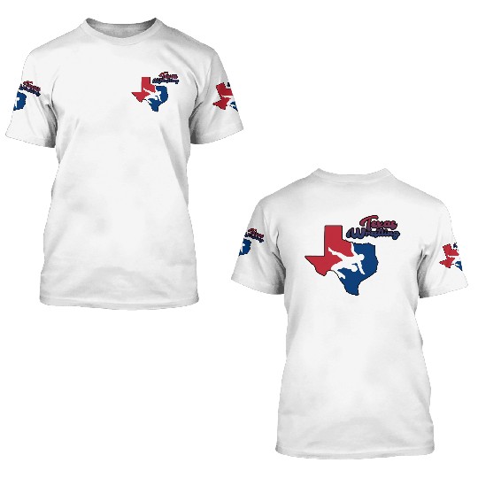 Texas Wrestling 3D T Shirts