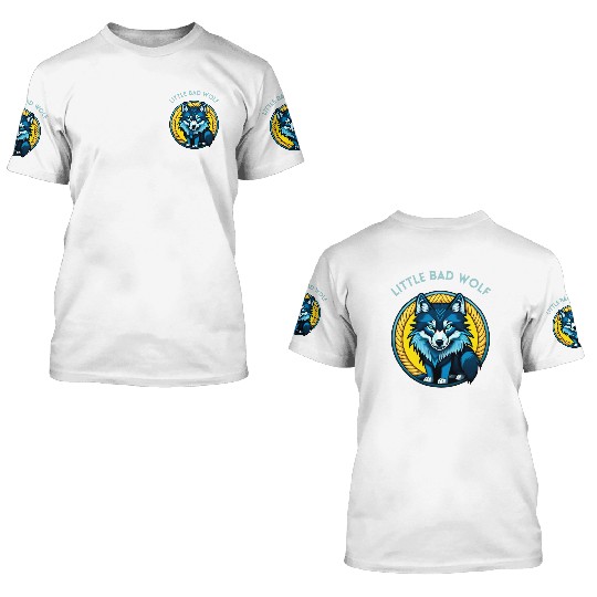 Little Bad Wolf Graphic 3D T Shirts