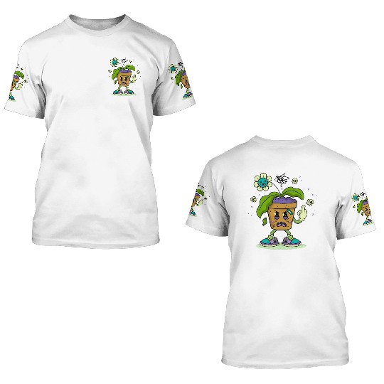 Angry Plant 3D T Shirts