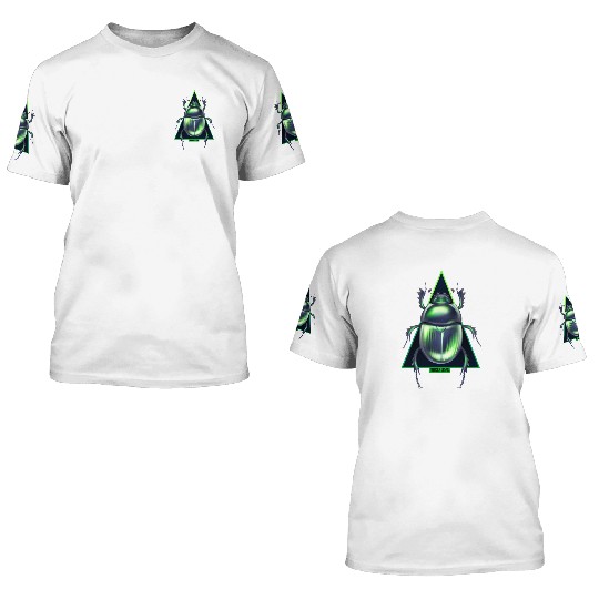 Deadly Jewel the mysterious insect. 3D T Shirts