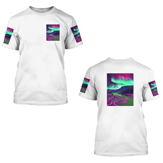 Northern Lights 3D T Shirts