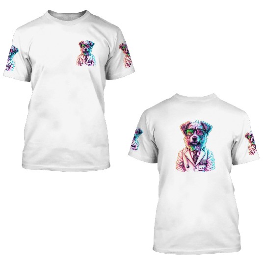 Dog doctor 3D T Shirts
