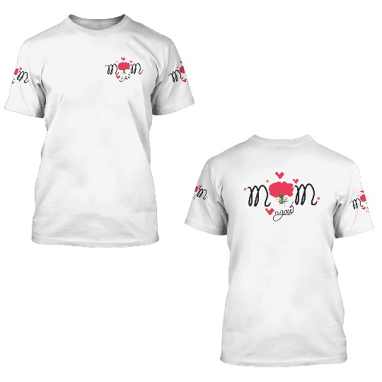 Happy Mother's Day lettering 3D T Shirts