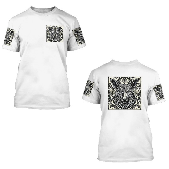 Patterned Sheep 3D T Shirts