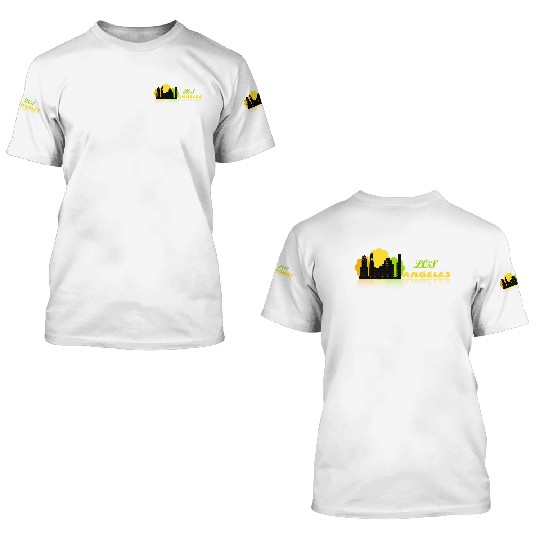 los angeles 3D T Shirts