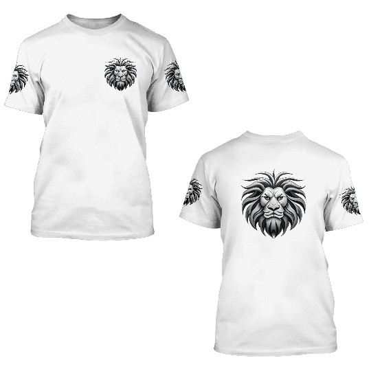 Angry Lion 3D T Shirts