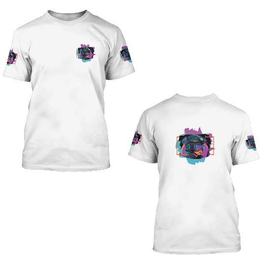 cyberpunk III 3D T Shirts