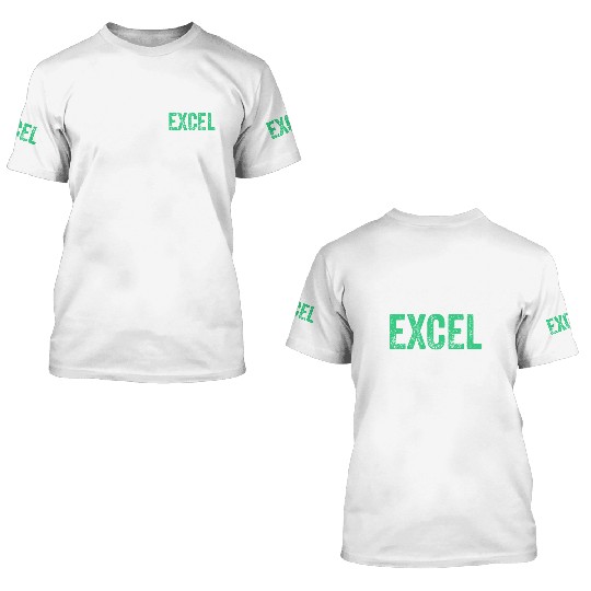The Answer To Any Problem Is An Excel Spreadsheeta 3D T Shirts
