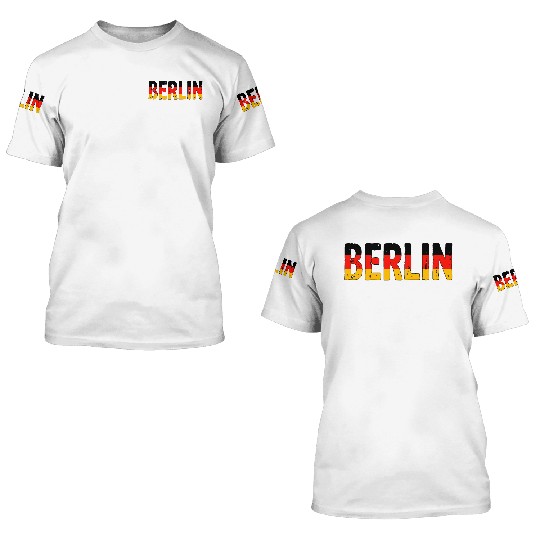 Berlin Germany design 3D T Shirts