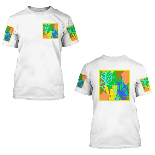 Beautiful Ocean Patterns Design 3D T Shirts