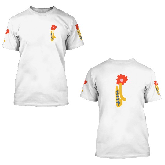 Abstract Flower 3D T Shirts
