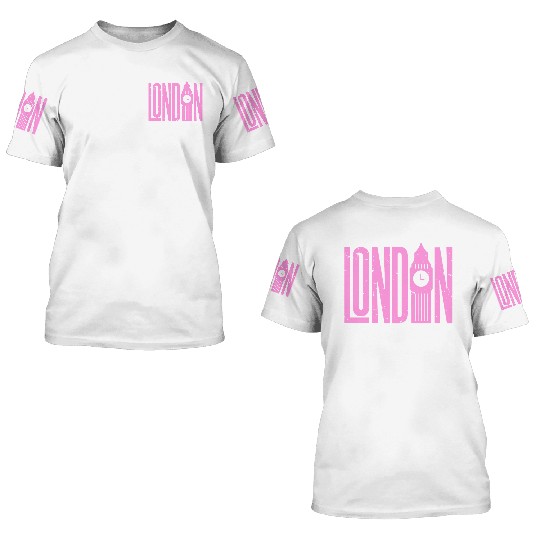 London 3D T Shirts