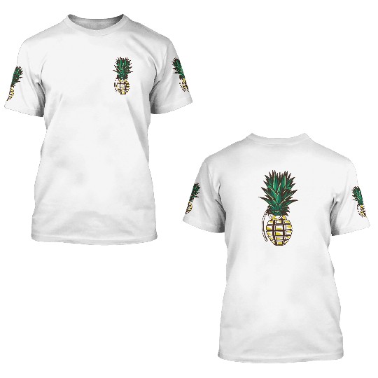 Pineapple Grenade 3D T Shirts
