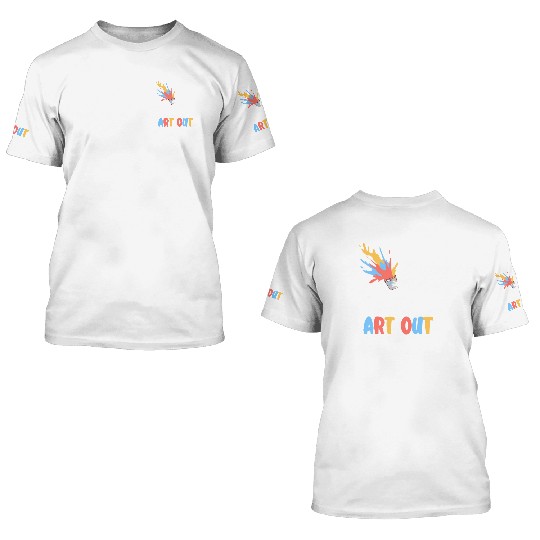 SPRUCH For A EMPFÄNGER 3D T Shirts