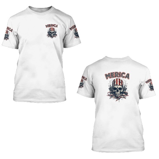 USA Independence Day 4th of July Labor Day 3D T Shirts