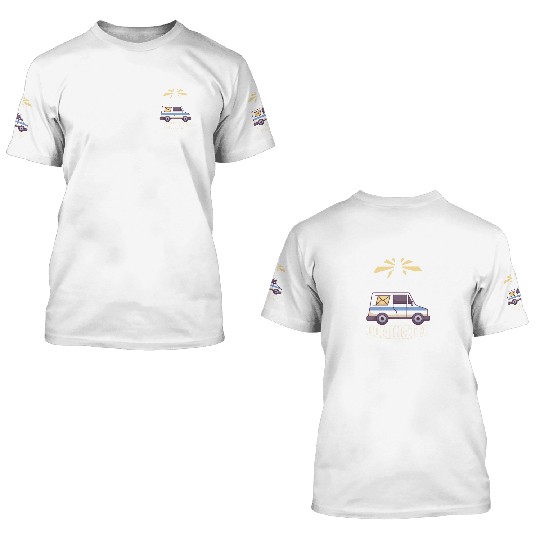 Postal Worker Mail Lady Mail Carrier Postal 3D T Shirts