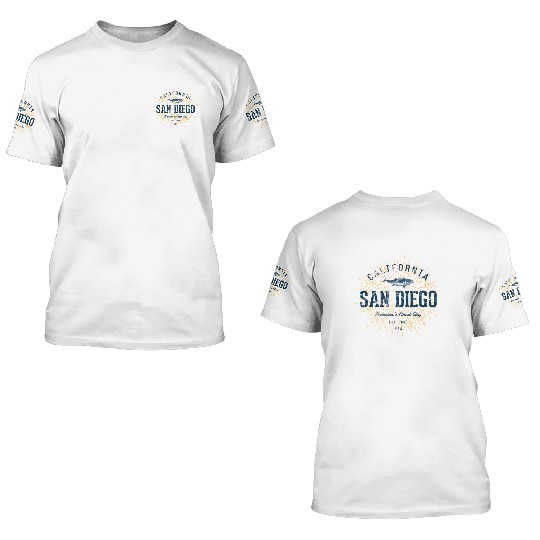 San Diego 3D T Shirts