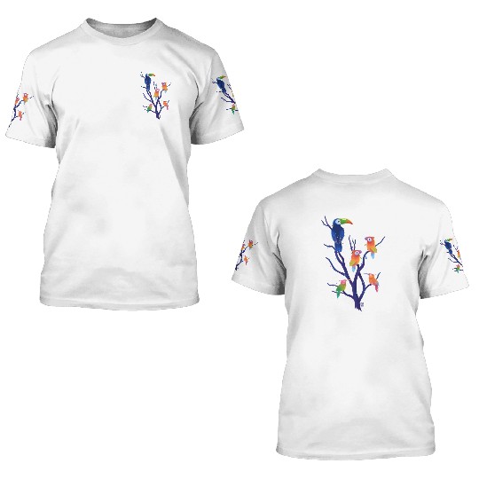 Birds Of Paradise 3D T Shirts
