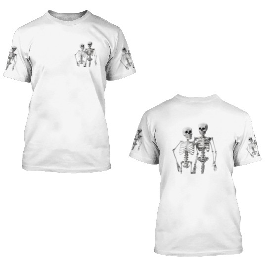 Os et Botanique 3D T Shirts