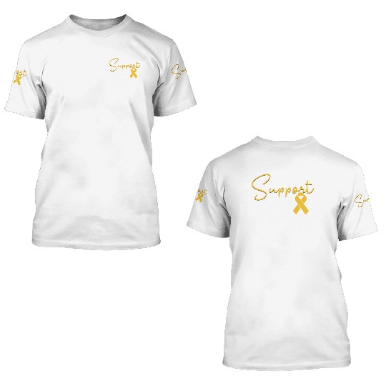 Support Squad Chemo And Caregivers 3D T Shirts