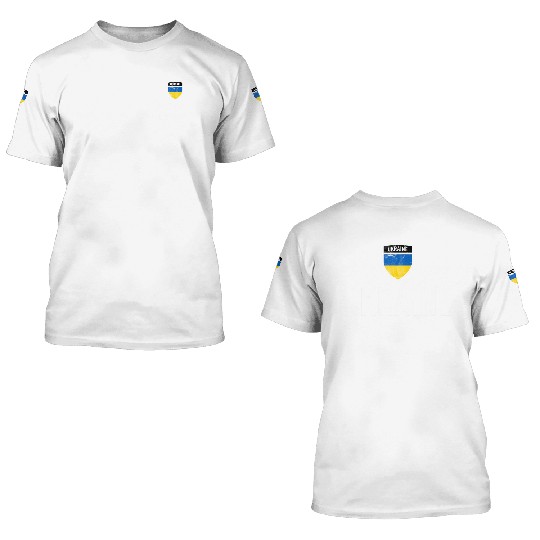 Ukraine Flag Ukrainian Flag Ukraine 3D T Shirts