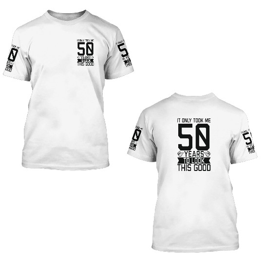 50th Birthday 3D T Shirts