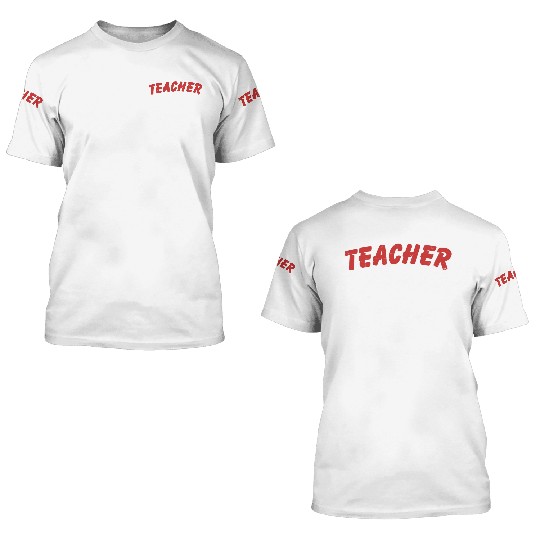 Versatile Teacher Making Learning Fun Funny 3D T Shirts