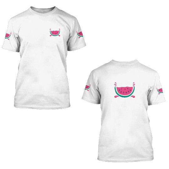 Diving Diver Melon Commercial Diving 3D T Shirts
