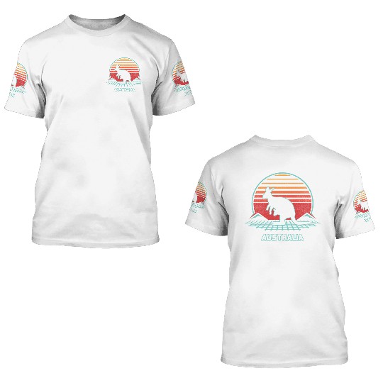 Australia 80S Style 3D T Shirts