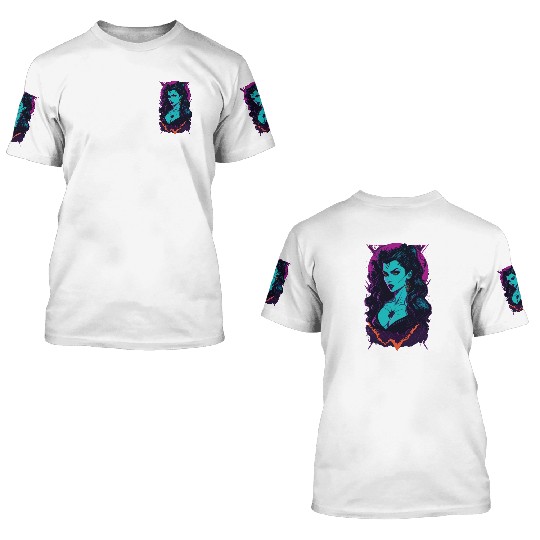 Vampire Girl 3D T Shirts