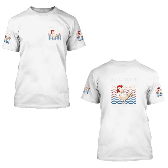 Macaroni With The Chicken Strips Chicken Farmer 3D T Shirts