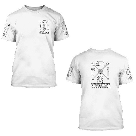 Nature Bushcraft Outdoor Wilderness 3D T Shirts