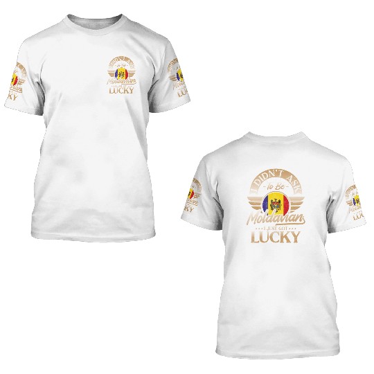 Moldova Flag For Moldavians 3D T Shirts