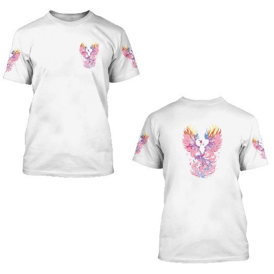 Trans Phoenix 2 3D T Shirts