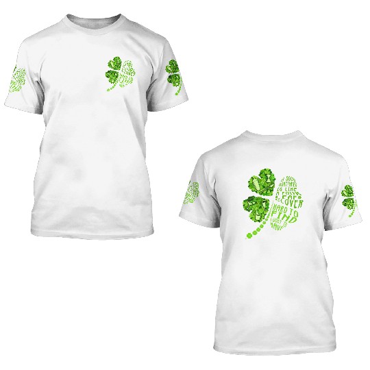 A Bartender Is Like A Four Leaf Clover Patrick'S 3D T Shirts