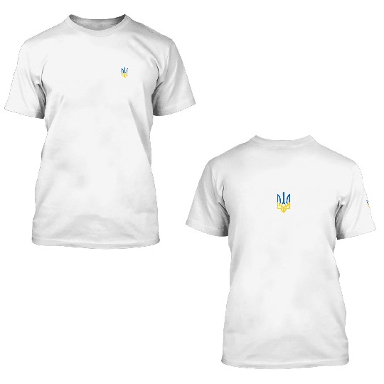 I am Ukrainian - I am from Ukraine Trident Flag 3D T Shirts