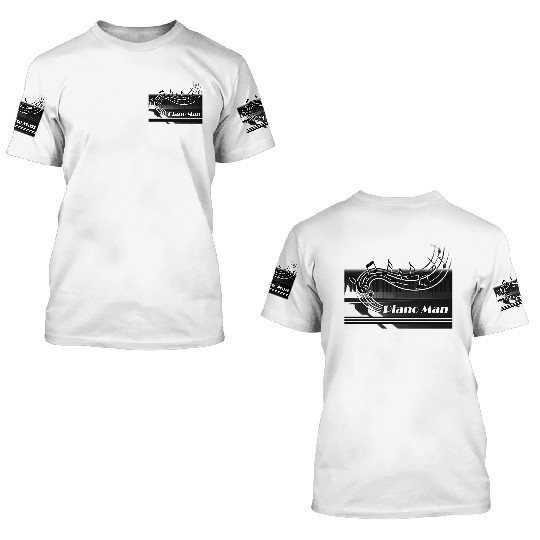 Piano Man 3D T Shirts