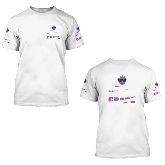 That Would Be Grape 3D T Shirts