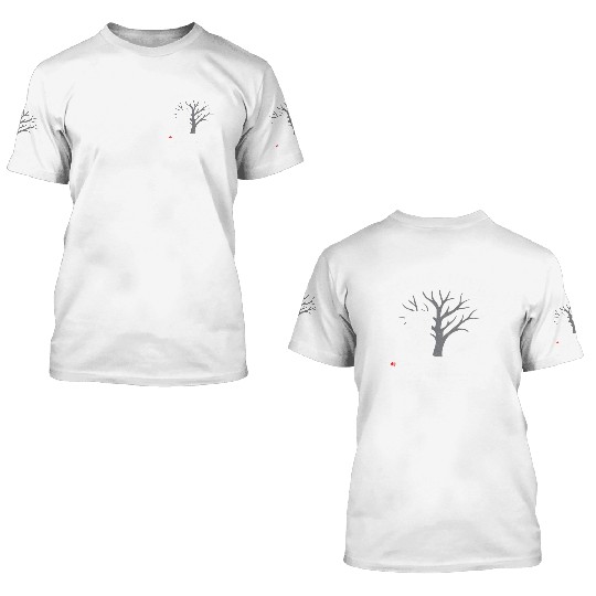 Disc Golf Stupid Tree Tree-Nied Iii 3D T Shirts