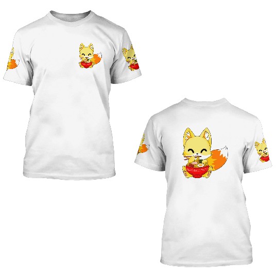 Fox 3D T Shirts Fox Ra Fox Japanese Anime
